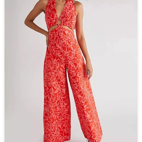 Free People Pants - FREE PEOPLE KIRA JUMPSUIT CUTOUT ONE PIECE.